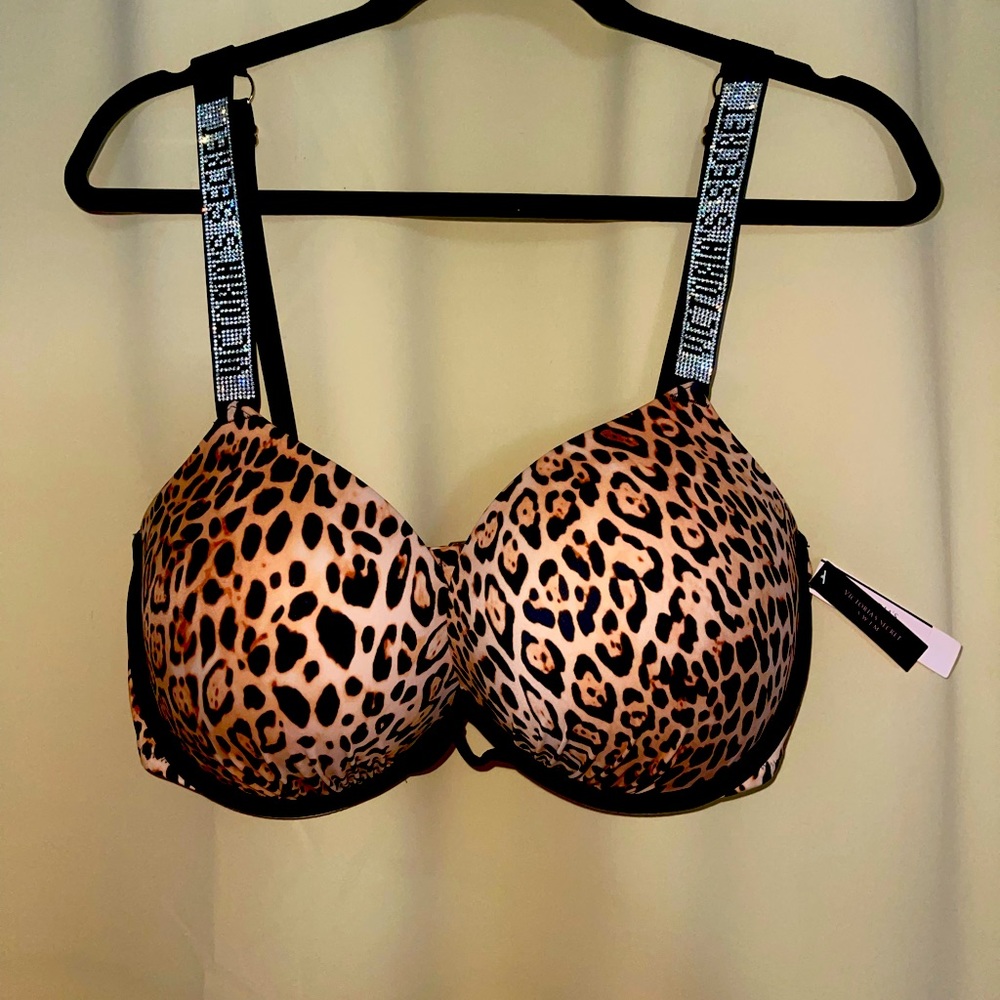 NWT- Victoria secret leopard swimsuit top